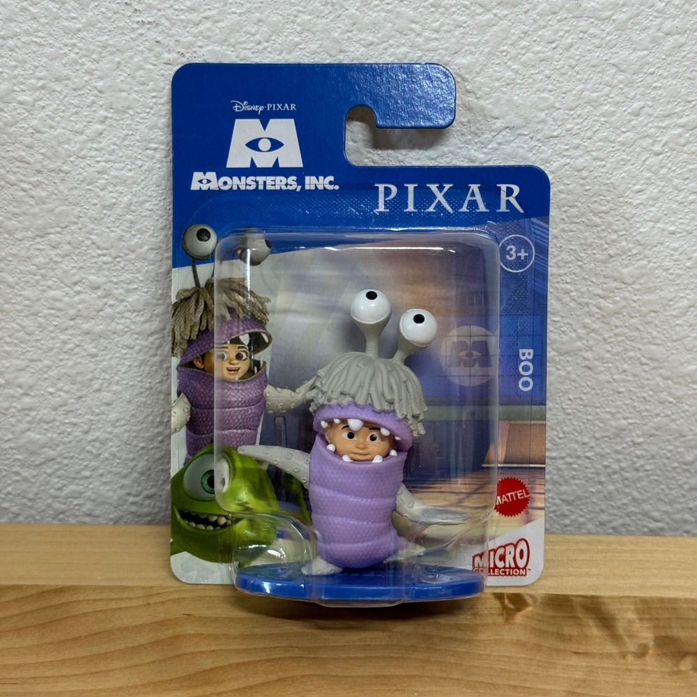 Mattel Disney Pixar Monsters Inc Boo Micro Collection Figure HBB95 Purple New